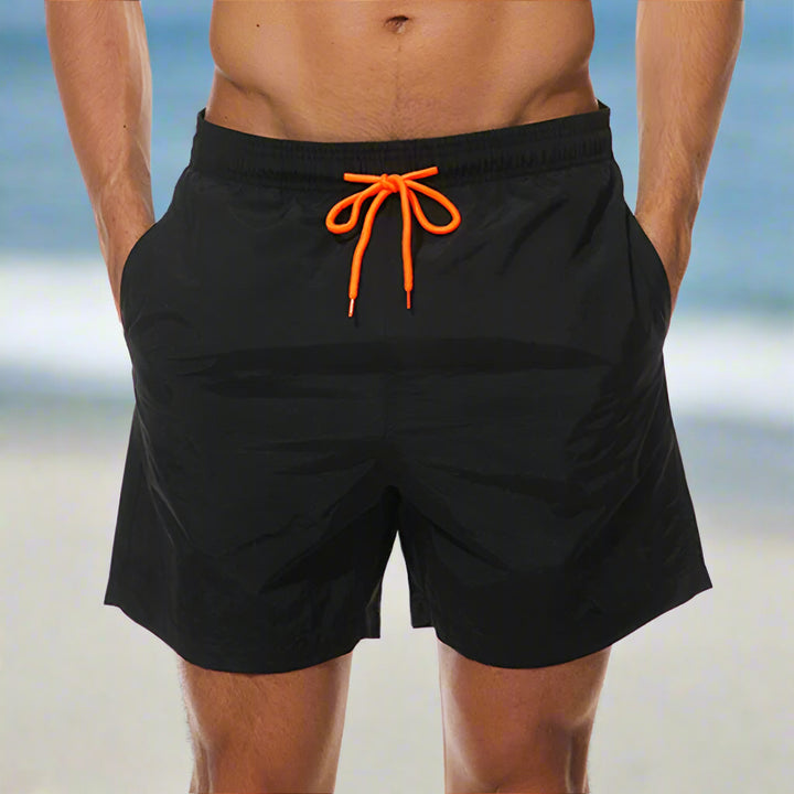 Mannen | Zomershorts met rechte pijpen en eenvoudige afwerking