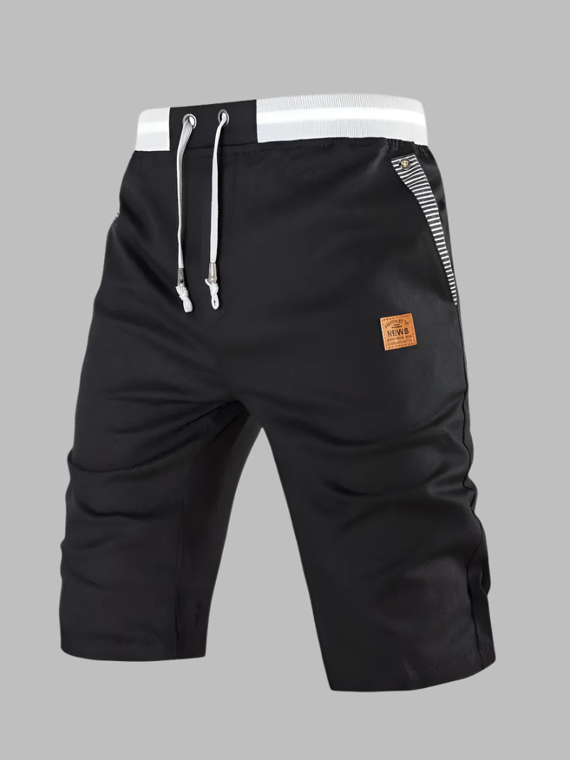 Mannen | Shorts met verstelbaar trekkoord en rechte snit