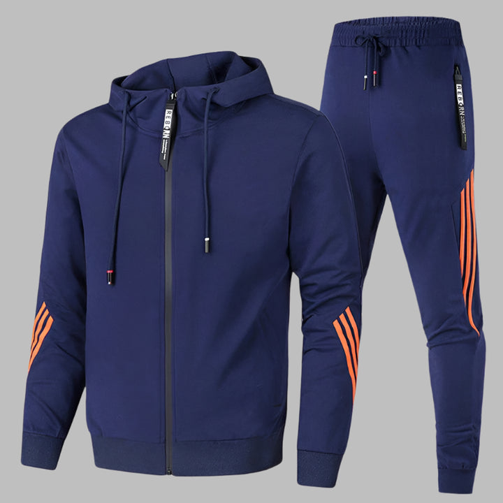 Mannen | Tweedelige set met elastische taille en eenvoudige afwerking
