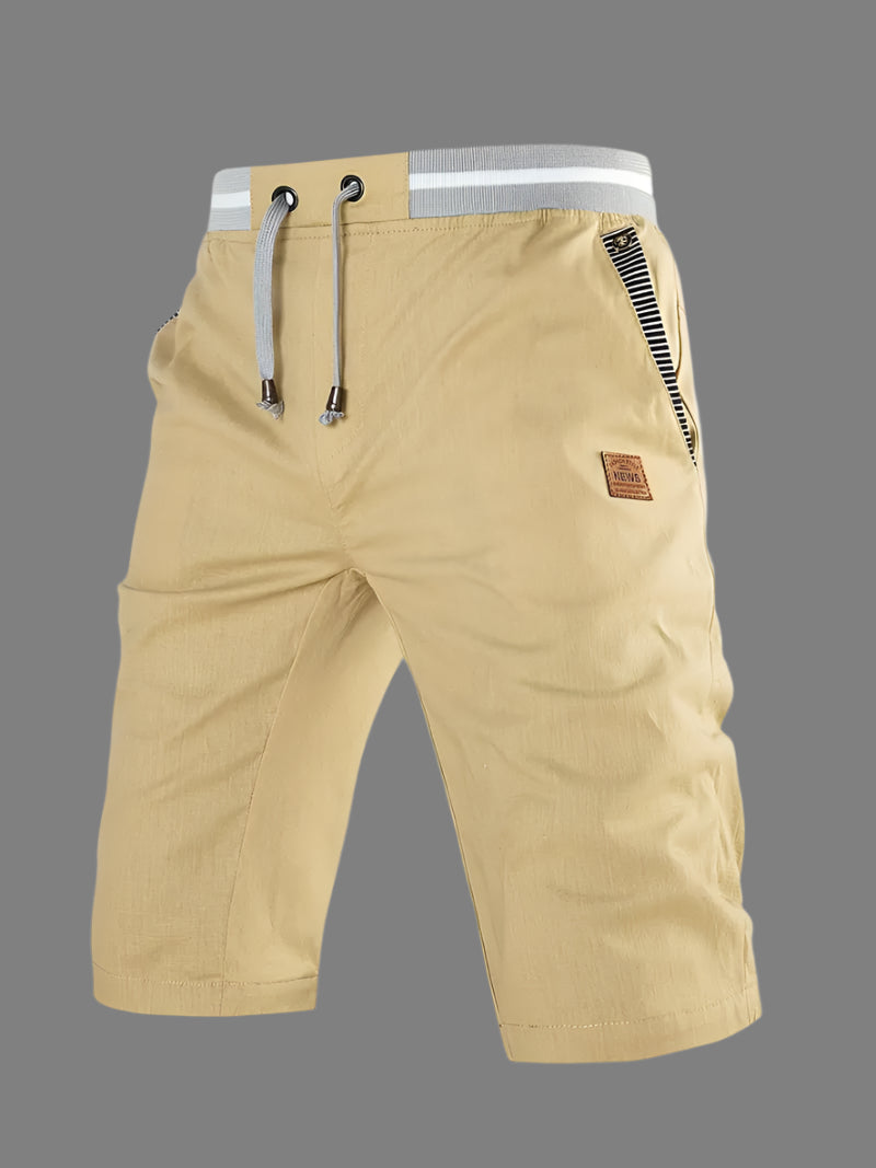 Mannen | Shorts met verstelbaar trekkoord en rechte snit