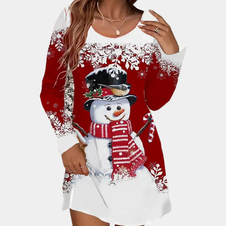 ONDINA - Elegante Kerstjurk voor Dames