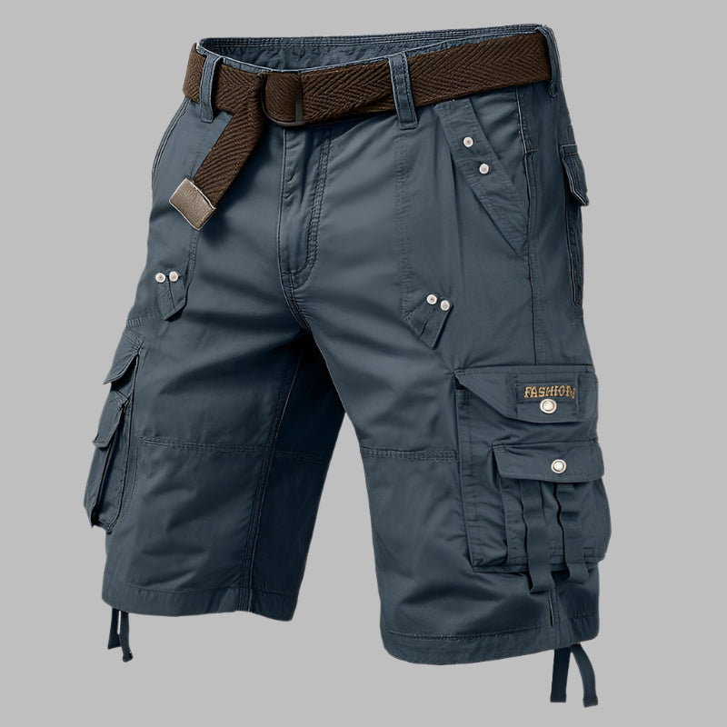 Mannen | Cargoshorts met riem en meerdere