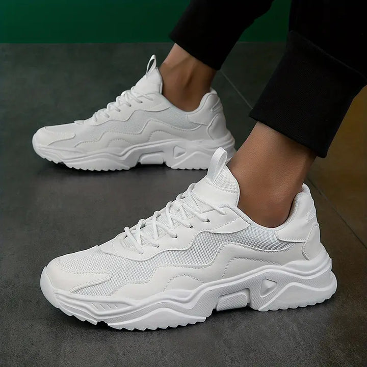 Mannen | Chunky sneaker met gewatteerde zool