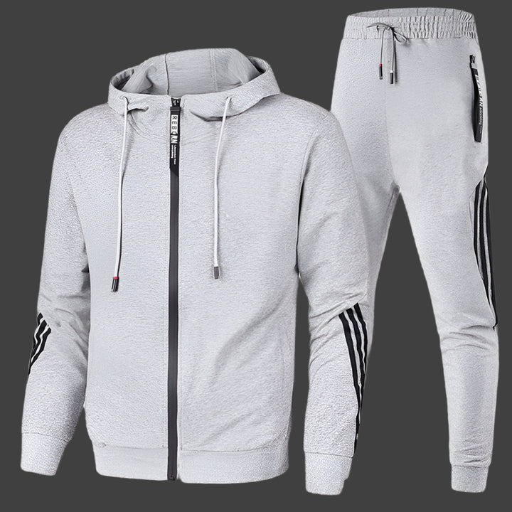 Mannen | Tweedelige set met elastische taille en eenvoudige afwerking