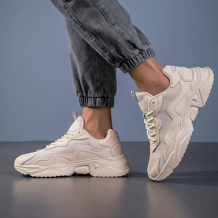 Mannen | Chunky sneaker met gewatteerde zool