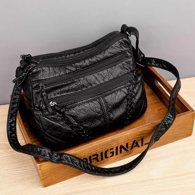 Vrouwen | Tas met lange riem en subtiele details