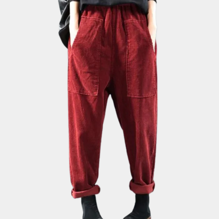 LAIA - Comfortabele Corduroy Broek voor Dames