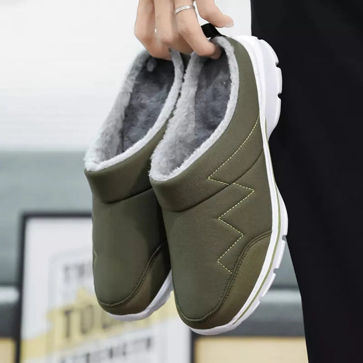 Mannen | Instapslippers met extra grip en verzorgde uitstraling