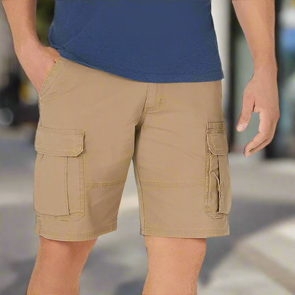 Mannen | Cargo shorts met functionele zakken