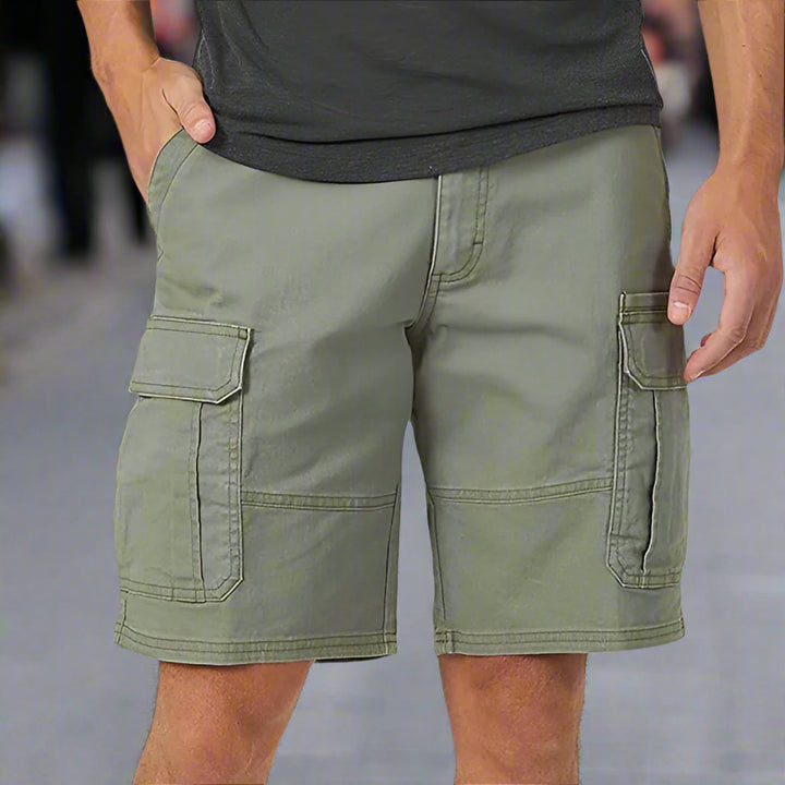 Mannen | Cargo shorts met functionele zakken