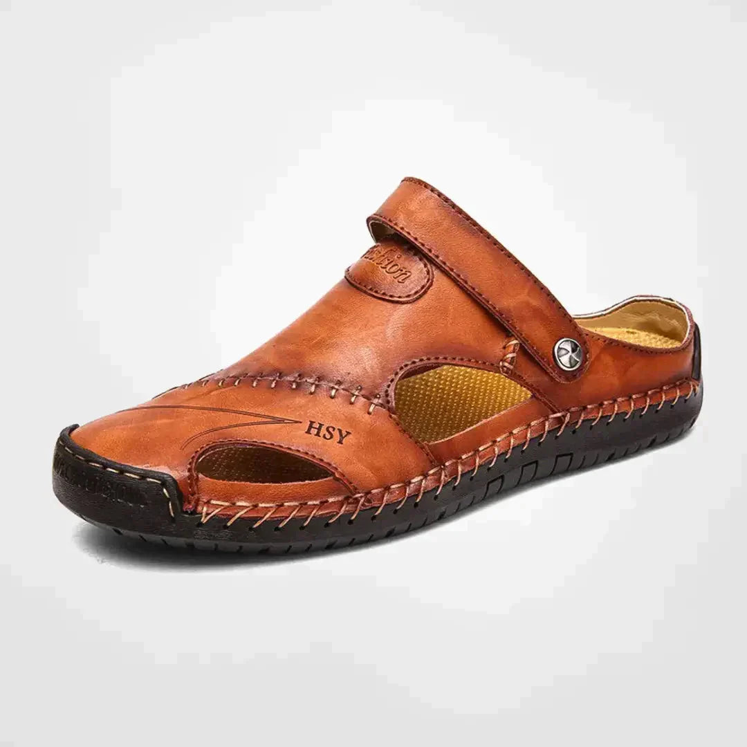 Mannen | Instapschoenen met stijlvol stikselpatroon