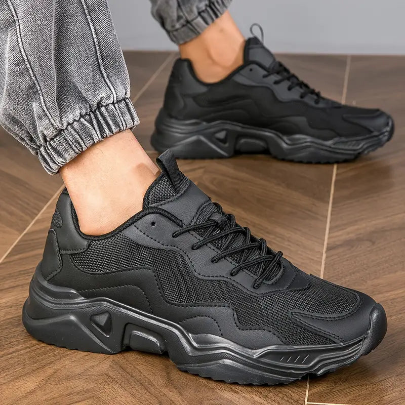 Mannen | Chunky sneaker met gewatteerde zool