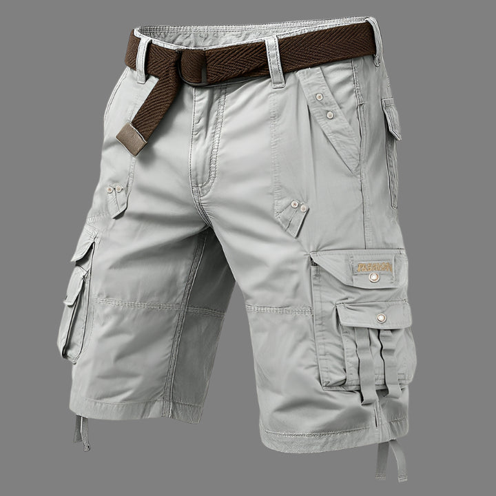 Mannen | Cargoshorts met riem en meerdere