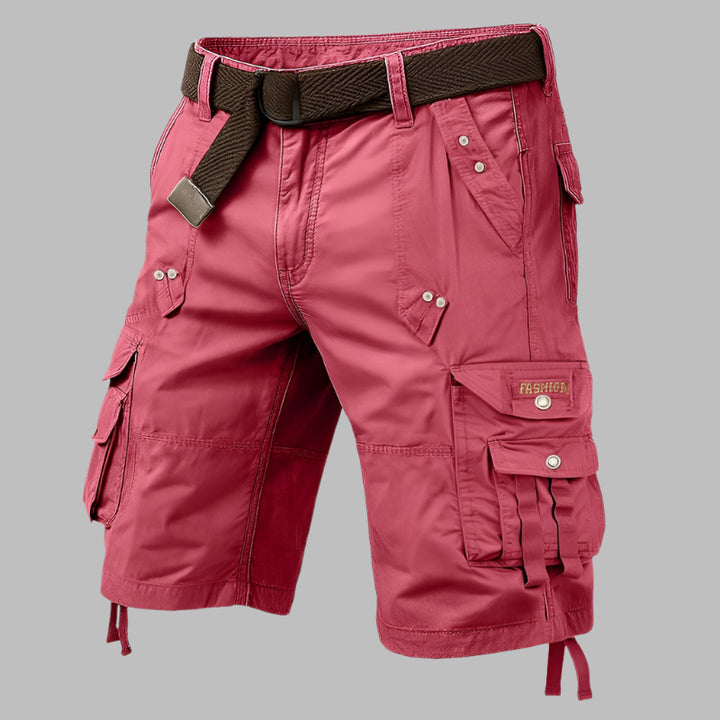 Mannen | Cargoshorts met riem en meerdere