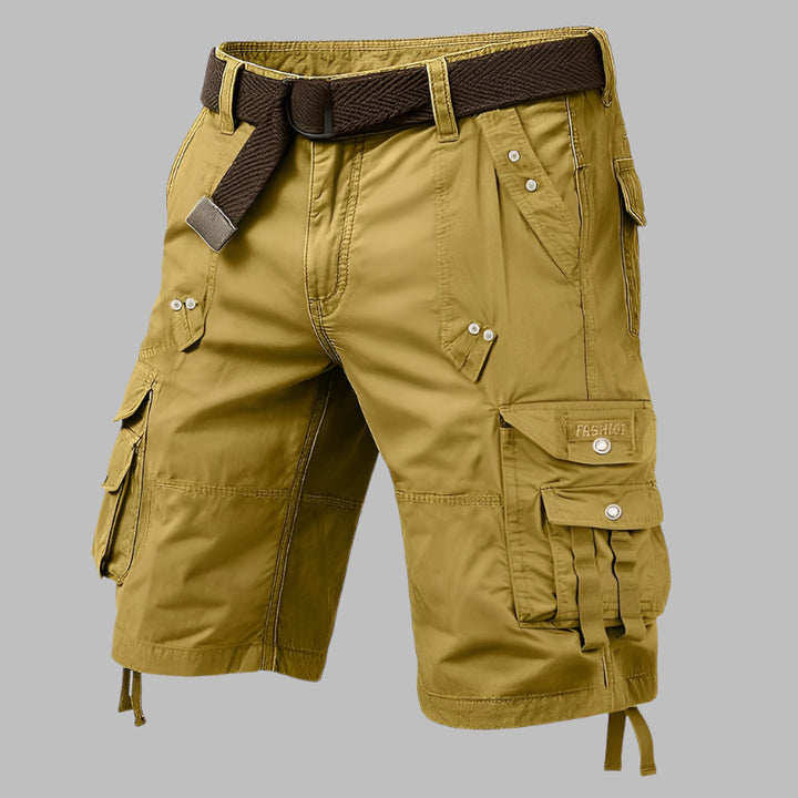 Mannen | Cargoshorts met riem en meerdere