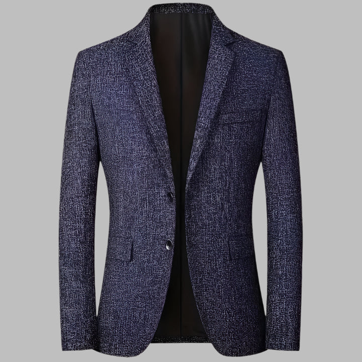 Mannen | Formele blazer met rechte snit en minimalistisch silhouet