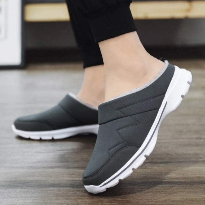 Mannen | Instapslippers met extra grip en verzorgde uitstraling