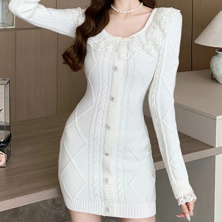 JOANNA - Elegante Gebreide Jurk voor Dames