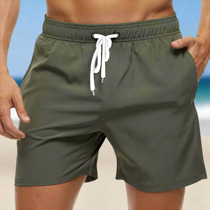 Mannen | Short met elastische tailleband en trekkoord
