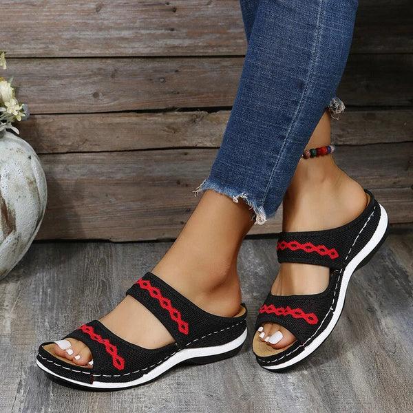 Vrouwen | Zomersandalen met verstelbare banden