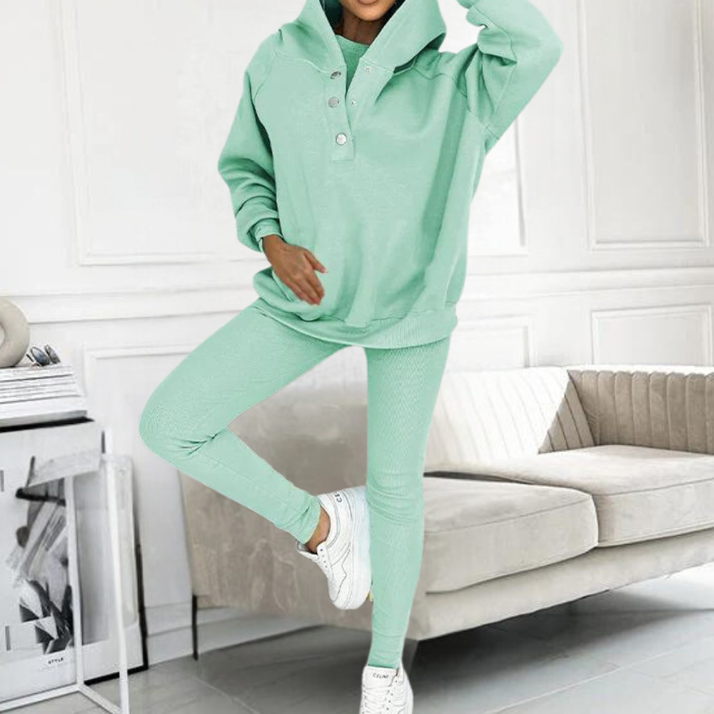 Nia - Casual Damesset met Capuchon