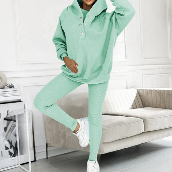 Nia - Casual Damesset met Capuchon