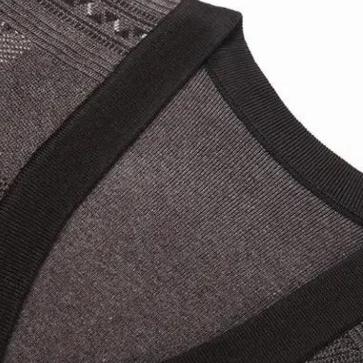 Vidor - Tijdloos gebreid vest voor stijlvolle man
