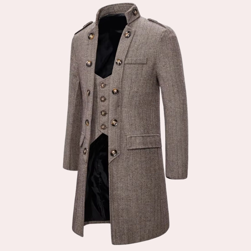 JOHNNY - Trendy Halflange Overjas voor Heren