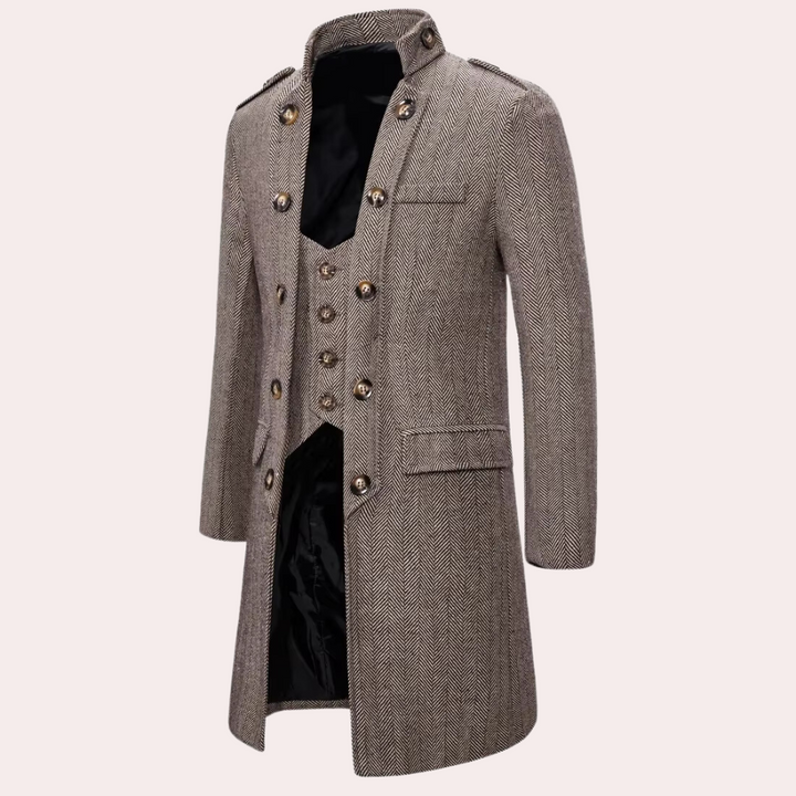 JOHNNY - Trendy Halflange Overjas voor Heren