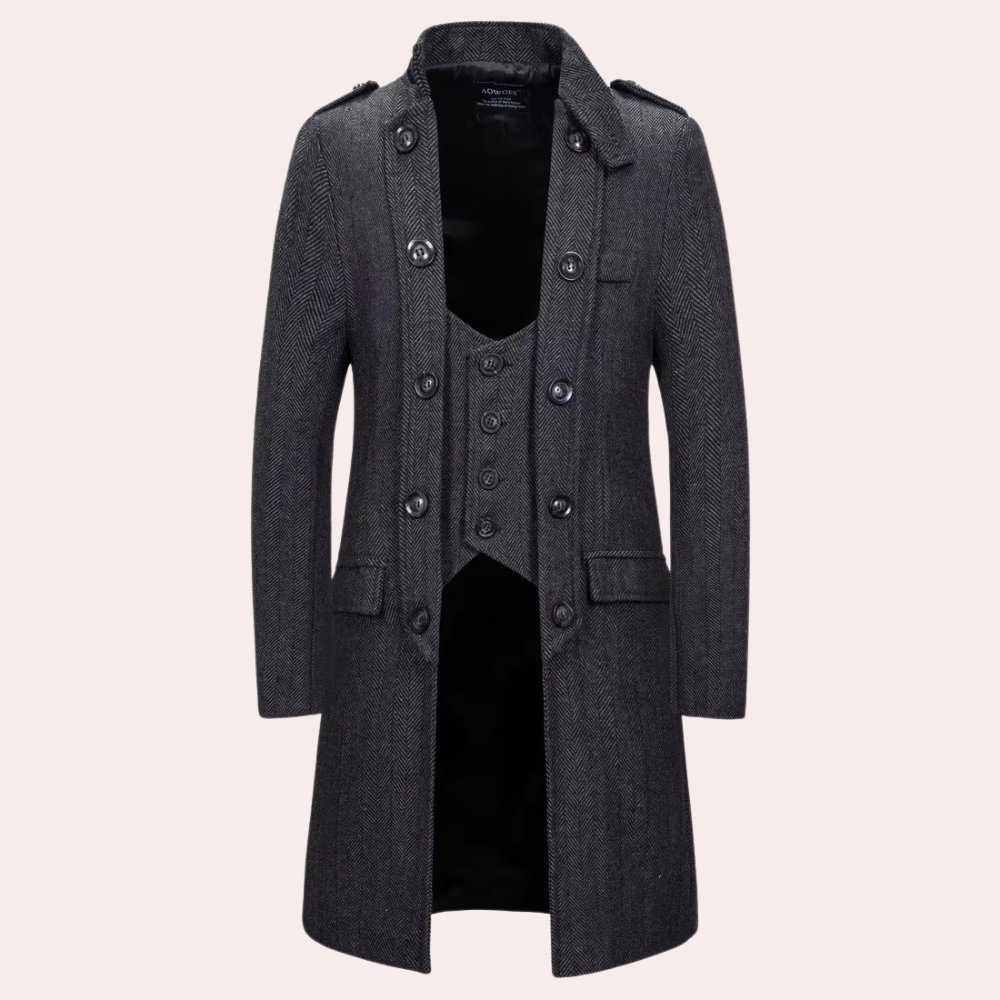JOHNNY - Trendy Halflange Overjas voor Heren