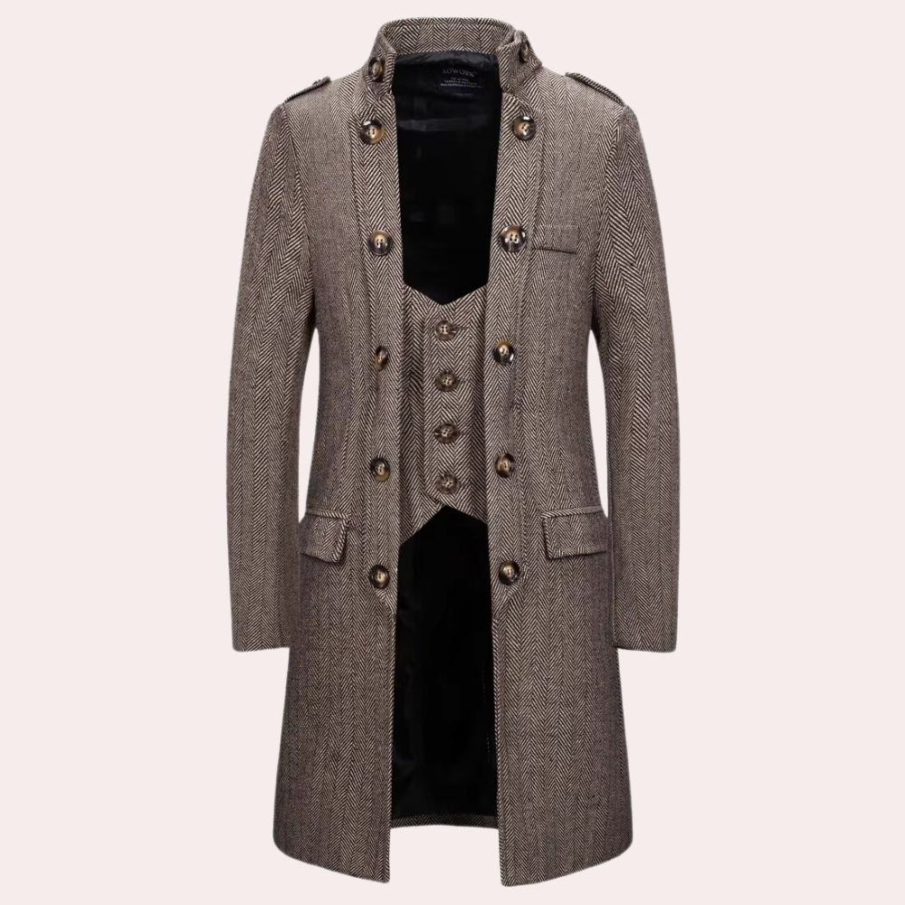 JOHNNY - Trendy Halflange Overjas voor Heren