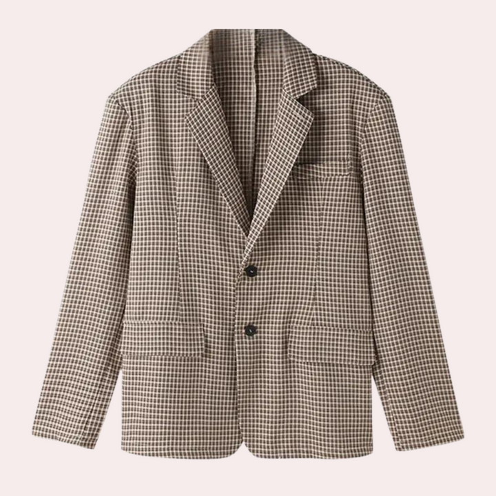LARRY - Elegante Geruite Blazer voor Heren