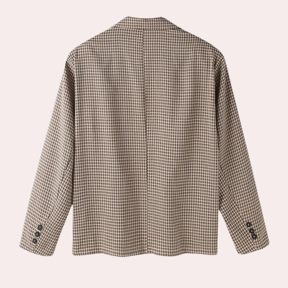 LARRY - Elegante Geruite Blazer voor Heren