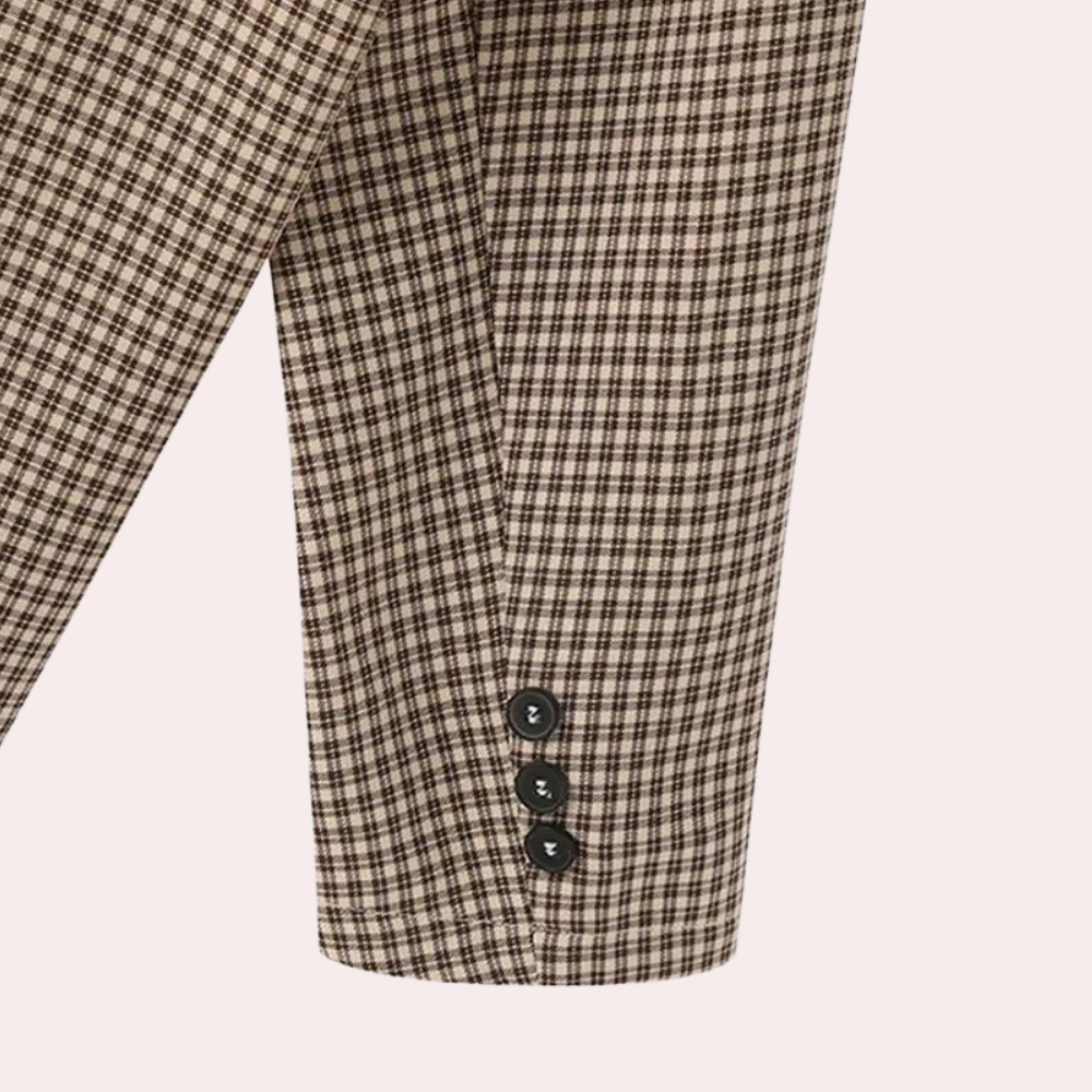 LARRY - Elegante Geruite Blazer voor Heren