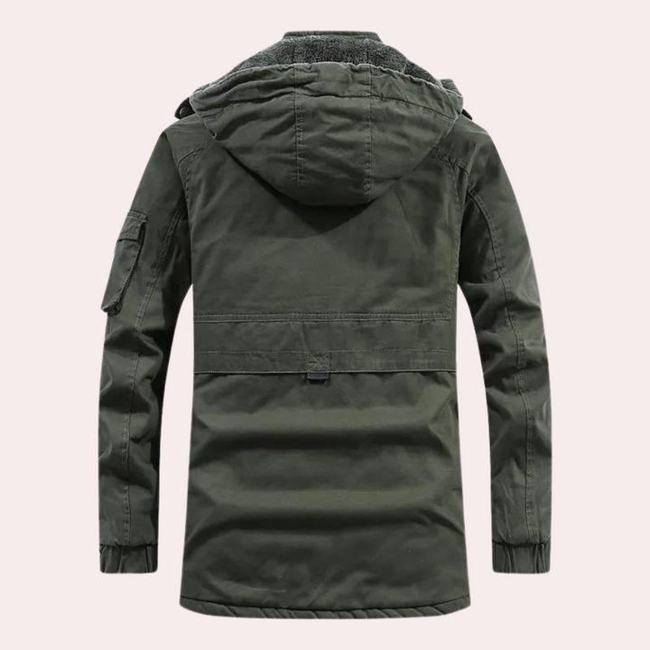 AARON - Warme Winterjas met Capuchon voor Heren