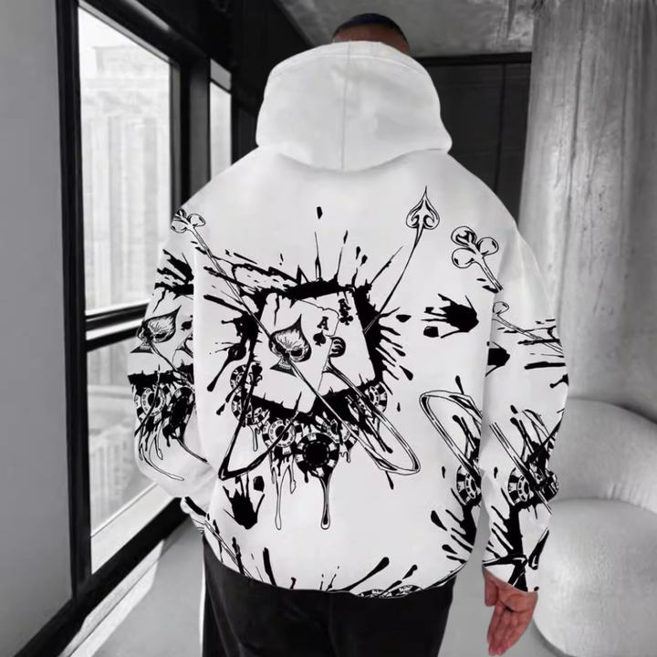 DALE - Moderne Bedrukte Hoodie voor Heren