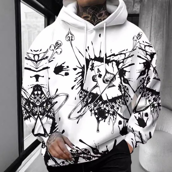 DALE - Moderne Bedrukte Hoodie voor Heren
