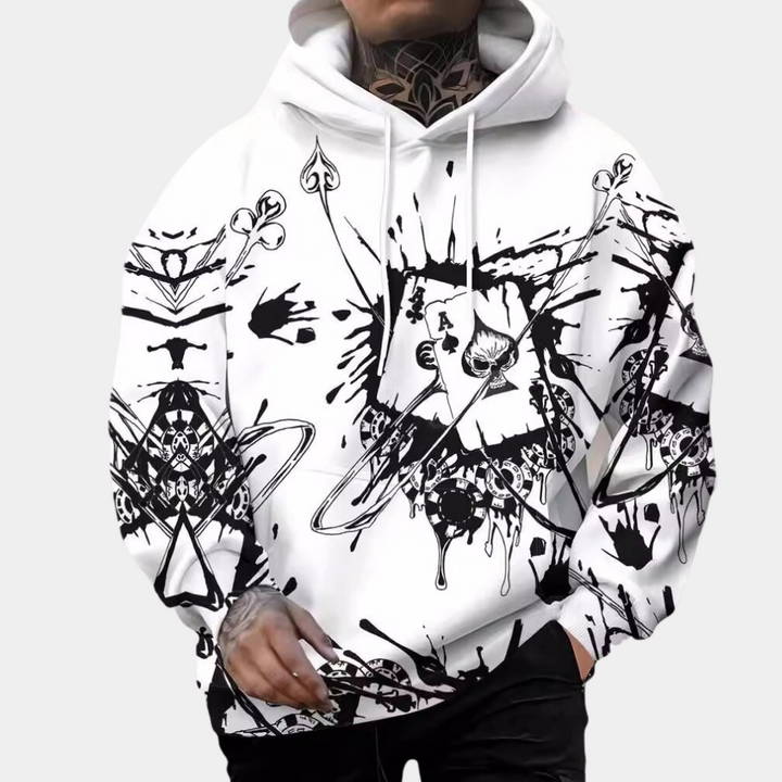 DALE - Moderne Bedrukte Hoodie voor Heren