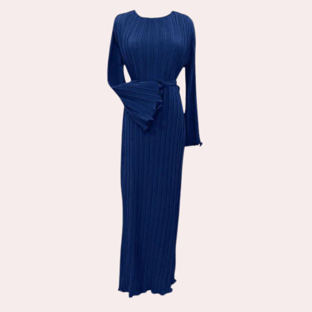 JACQUELINE - Prachtige Geplooide Maxi Jurk voor Dames