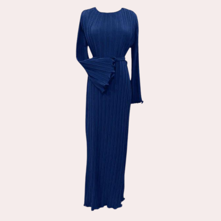 JACQUELINE - Prachtige Geplooide Maxi Jurk voor Dames