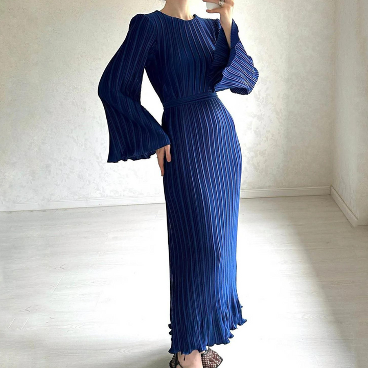 JACQUELINE - Prachtige Geplooide Maxi Jurk voor Dames