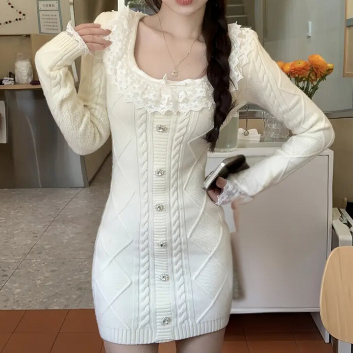 JOANNA - Elegante Gebreide Jurk voor Dames