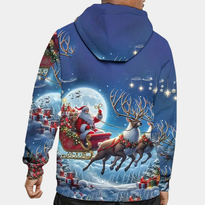 NIKLAUS - Casual Kerstmis Hoodie voor Heren