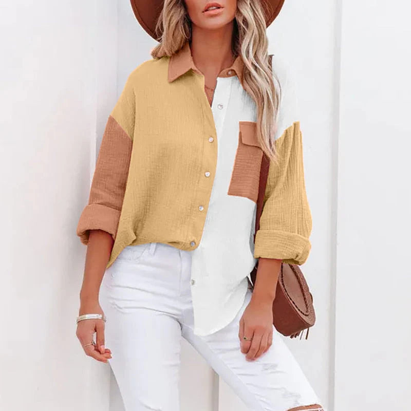 Vrouwen | Zomerblouse met modern ontwerp