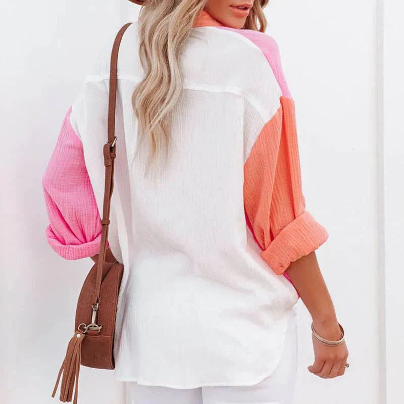 Vrouwen | Zomerblouse met modern ontwerp