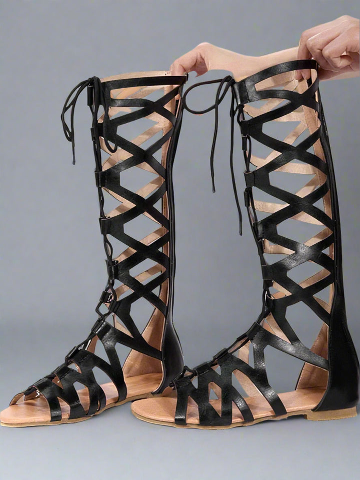 Vrouwen | Sandalen met bandjes rond de enkel