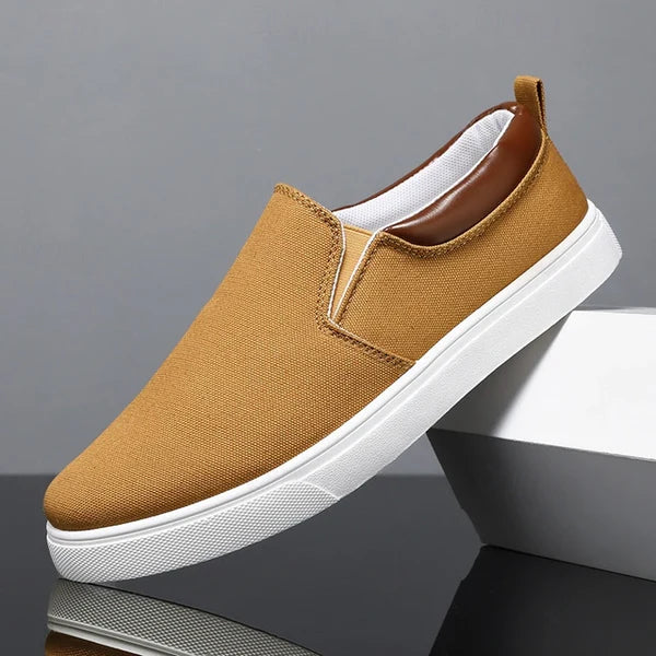 Mannen | Canvas sneakers met minimalistisch ontwerp