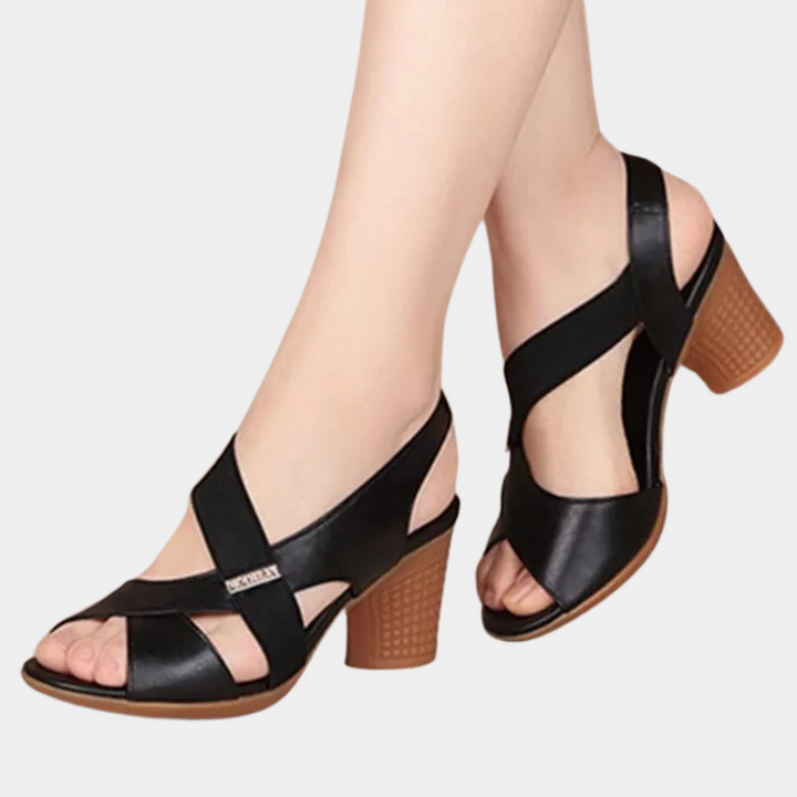 CAMELLA - Verfijnde Dikke Hak Sandalen voor Vrouwen