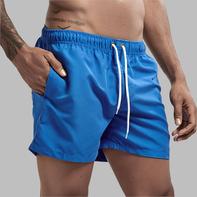 Mannen | Zwemshort met koord en steekzakken