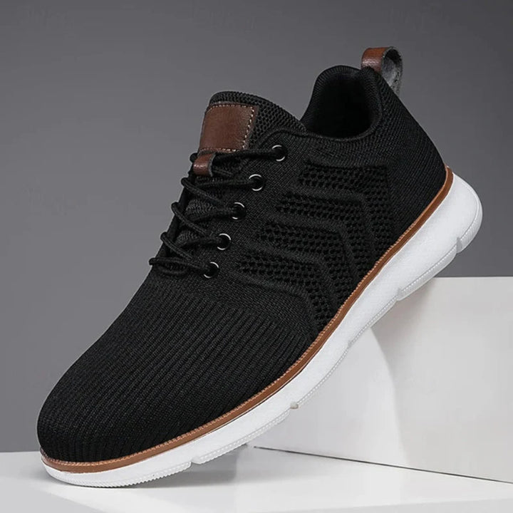 Mannen | Veter schoenen met gebreide uitstraling